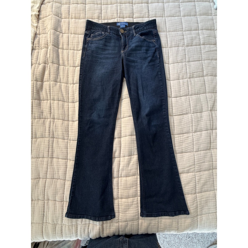 Democracy Jeans Women 10 Dark Indigo Ab'solution Bootcut Stretch Denim